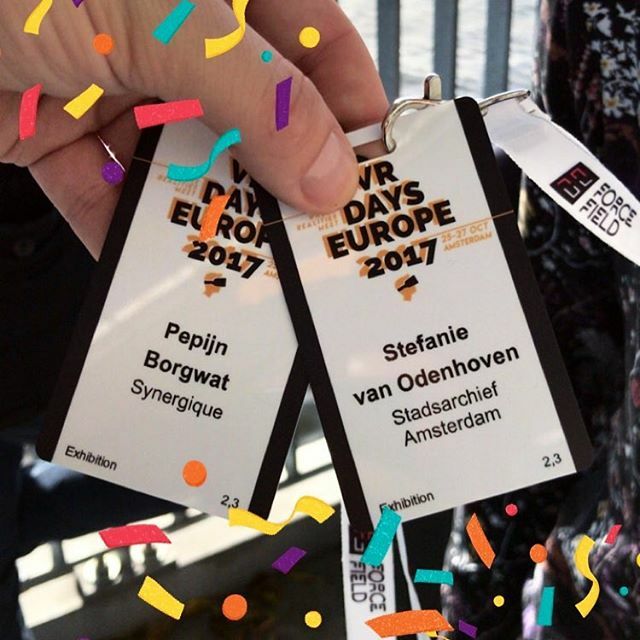 Image for Feest! We hebben samen met @stadsarchief een grant gewonnen om een Augmented Reality project te maken in het kader van Rembrandt jaar 2019! #vrdays #vrdays17 #grant #winning #goteam