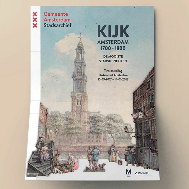 Image for Deze maand delen we wat posters die we over de afgelopen 10 jaar hebben gemaakt, in het kader van #posterspree. We beginnen met de meest recente. De poster van tentoonstelling  #KijkAmsterdam, nog 2 maanden te zien bij @stadsarchief.
