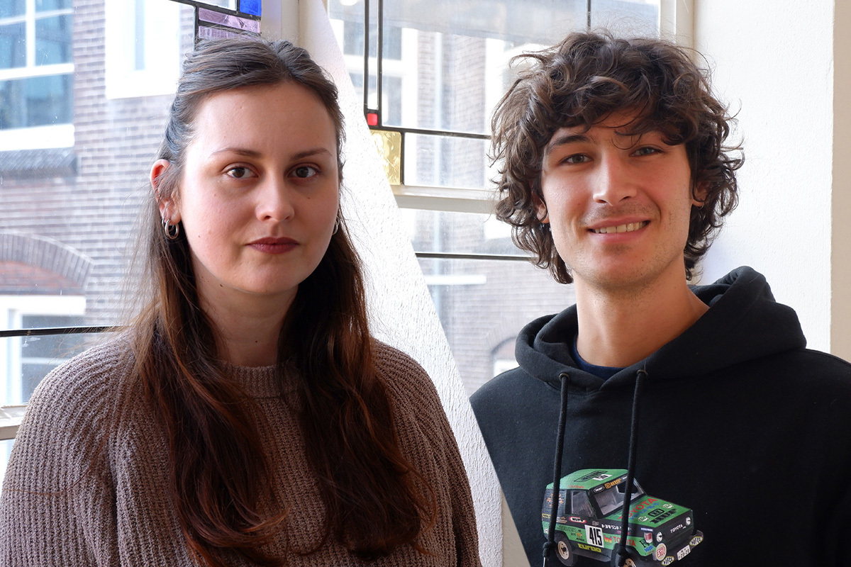 Image for Synergique groeit! Deze maand is Taya Reshetnik bij ons begonnen als grafisch ontwerper. Communication and Multimedia Design student Mark Welbergen is bij ons zijn Immersive Design afstudeerstage begonnen.